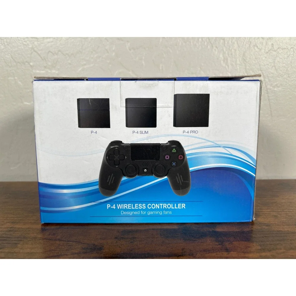 P-4 Wireless Controller for P-4 Slim Pro Bluetooth Dual Vibration Black New